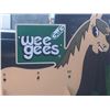 Image 2 : 71"X69" GWG WEEGEES WOODEN ADVERTISING STAND SIGN