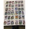 Image 17 : PRIVATE COLLECTOR FROM AN ESTATE BINDER OF FOOTBALL CARDS 78 SHEETS OF 6 SEE PHOTOS
