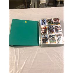 PRIVATE COLLECTOR FROM AN ESTATE BINDER OF FOOTBALL CARDS 78 SHEETS OF 6 SEE PHOTOS