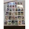 Image 10 : PRIVATE COLLECTOR FROM AN ESTATE BINDER OF FOOTBALL CARDS 100 SHEETS OF 9 PHOTOS