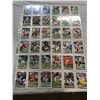 Image 11 : PRIVATE COLLECTOR FROM AN ESTATE BINDER OF FOOTBALL CARDS 100 SHEETS OF 9 PHOTOS