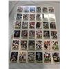 Image 15 : PRIVATE COLLECTOR FROM AN ESTATE BINDER OF FOOTBALL CARDS 100 SHEETS OF 9 PHOTOS