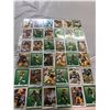 Image 2 : PRIVATE COLLECTOR FROM AN ESTATE BINDER OF FOOTBALL CARDS 100 SHEETS OF 9 PHOTOS
