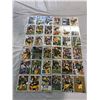 Image 6 : PRIVATE COLLECTOR FROM AN ESTATE BINDER OF FOOTBALL CARDS 100 SHEETS OF 9 PHOTOS