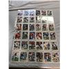 Image 8 : PRIVATE COLLECTOR FROM AN ESTATE BINDER OF FOOTBALL CARDS 100 SHEETS OF 9 PHOTOS
