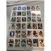 Image 9 : PRIVATE COLLECTOR FROM AN ESTATE BINDER OF FOOTBALL CARDS 100 SHEETS OF 9 PHOTOS