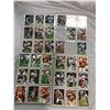 Image 4 : PRIVATE COLLECTOR FROM AN ESTATE BINDER OF FOOTBALL CARDS 67 SHEETS OF 9 PHOTOS