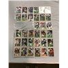 Image 6 : PRIVATE COLLECTOR FROM AN ESTATE BINDER OF FOOTBALL CARDS 67 SHEETS OF 9 PHOTOS