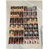 Image 8 : PRIVATE COLLECTOR FROM AN ESTATE BINDER OF BASKETBALL CARDS 74 SHEETS OF 9 CARDS/SHEET