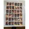 Image 4 : PRIVATE COLLECTOR FROM AN ESTATE BINDER OF BASKETBALL CARDS 102 SHEETS 9 CARDS/SHEET