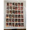 Image 7 : PRIVATE COLLECTOR FROM AN ESTATE BINDER OF BASKETBALL CARDS 102 SHEETS 9 CARDS/SHEET