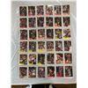 Image 8 : PRIVATE COLLECTOR FROM AN ESTATE BINDER OF BASKETBALL CARDS 102 SHEETS 9 CARDS/SHEET