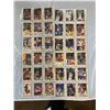Image 10 : PRIVATE COLLECTOR FROM AN ESTATE BINDER OF BASKETBALL CARDS 113 SHEETS OF 9 CARDS/SHEET