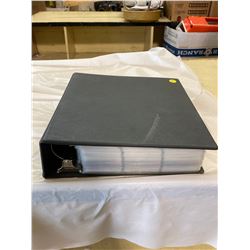 PRIVATE COLLECTOR FROM AN ESTATE BINDER OF BASKETBALL CARDS 94 SHEETS OF 9 CARDS/SHEET