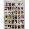 Image 14 : PRIVATE COLLECTOR FROM AN ESTATE BINDER OF HOCKEY CARDS 120 SHEETS OF 9 CARDS/SHEET