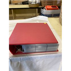 PRIVATE COLLECTOR FROM AN ESTATE BINDER OF HOCKEY CARDS 120 SHEETS OF 9 CARDS/SHEET