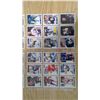 Image 7 : PRIVATE COLLECTOR FROM AN ESTATE BINDER OF HOCKEY CARDS 98 SHEETS OF 9 CARDS/SHEET