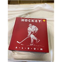 PRIVATE COLLECTOR FROM AN ESTATE BINDER OF HOCKEY CARDS 94 SHEETS OF 9 CARDS/SHEET