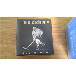 PRIVATE COLLECTOR FROM AN ESTATE BINDER OF HOCKEY CARDS 99 SHEETS OF 9 CARDS/SHEET