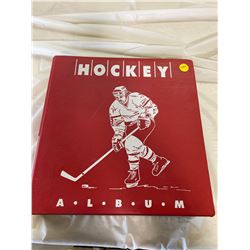 PRIVATE COLLECTOR FROM AN ESTATE BINDER OF HOCKEY CARDS 92 SHEETS OF 9 CARDS/SHEET