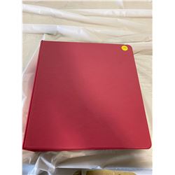 PRIVATE COLLECTOR FROM AN ESTATE BINDER OF HCOKEY CARDS 68 SHEETS OF 9 CARDS/SHEET