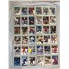 Image 22 : PRIVATE COLLECTOR FROM AN ESTATE BINDER OF HCOKEY CARDS 89 SHEETS OF 9 CARDS/SHEET