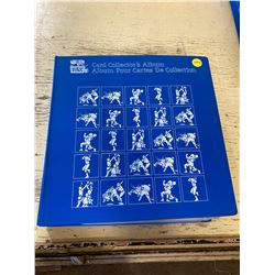 PRIVATE COLLECTOR FROM AN ESTATE BINDER OF BASEBALL CARDS 118 SHEETS OF 9 CARDS/SHEET