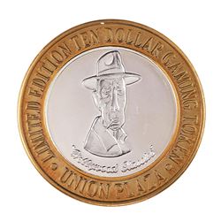.999 Silver Union Plaza Las Vegas, Nevada $10 Casino Limited Edition Gaming Token