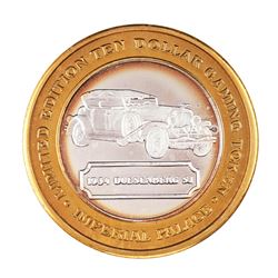 .999 Silver Imperial Palace Hotel & Casino Las Vegas $10 Limited Edition Gaming Token