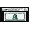 Image 1 : 1929 10 Unit American Bank Note Co. "Test Note" PMG Gem Uncirculated 65EPQ