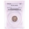 Image 1 : 1916-D Mercury Dime Coin PCGS AG03