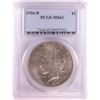 Image 1 : 1926-D $1 Peace Silver Dollar Coin PCGS MS63