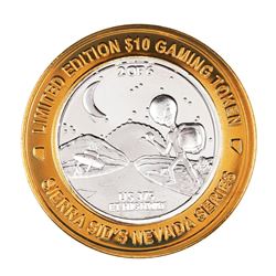 .999 Silver Sierra Sid's Sparks, Nevada $10 Casino Limited Edition Gaming Token