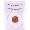 Image 1 : 1912 Lincoln Wheat Cent Coin PCGS MS65RD