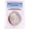 Image 1 : 1881-S $1 Morgan Silver Dollar Coin PCGS MS64 Nice Toning