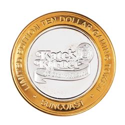 .999 Fine Silver Suncoast Las Vegas, Nevada $10 Limited Edition Gaming Token
