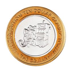.999 Silver The Orleans Hotel & Casino Las Vegas, NV $10 Casino Token Limited Edition