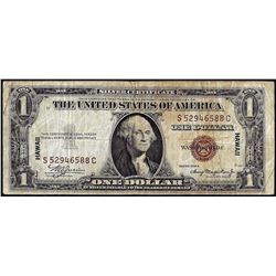 1935A $1 Hawaii WWII Emergency Issue Silver Certificate Note