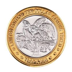 .999 Fine Silver Tropicana Las Vegas $10 Casino Limited Edition Gaming Token