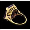 Image 3 : 14KT Yellow Gold Ladies 11.50 ctw Amethyst Ring