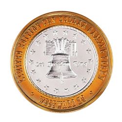 .999 Silver Westward Ho Casino Las Vegas $10 Casino Gaming Token Limited Edition