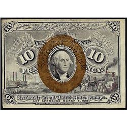 March 3, 1863 Ten Cents Second Issue Fractional Currency Note