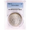 Image 1 : 1881-S $1 Morgan Silver Dollar Coin PCGS MS64 Nice Toning