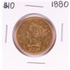 Image 1 : 1880 $10 Liberty Head Eagle Gold Coin