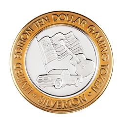 .999 Silver Silverton Casino Las Vegas, NV $10 Casino Limited Edition Gaming Token