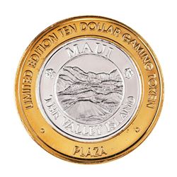 .999 Silver Plaza Hotel and Casino Las Vegas $10 Casino Limited Edition Gaming Token
