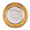 Image 2 : .999 Silver Plaza Hotel and Casino Las Vegas $10 Casino Limited Edition Gaming Token