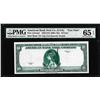 Image 1 : 1929 10 Unit American Bank Note Co. "Test Note" PMG Gem Uncirculated 65EPQ