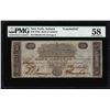 Image 1 : 1810's $10 Bank of Auburn NY "Counterfeit" Obsolete Note PMG Ch. About Uncirculated 58