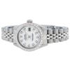 Image 5 : Rolex Ladies Stainless Steel White Diamond 26MM Datejust Wristwatch